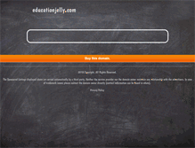 Tablet Screenshot of educationjelly.com